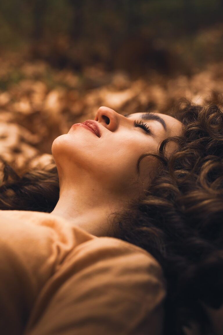woman, model, young, pose, female, cute, outdoors, face, hairstyle, people, modeling, nature, fall, autumn, leaves, forest, season, grass, fashion, portrait
